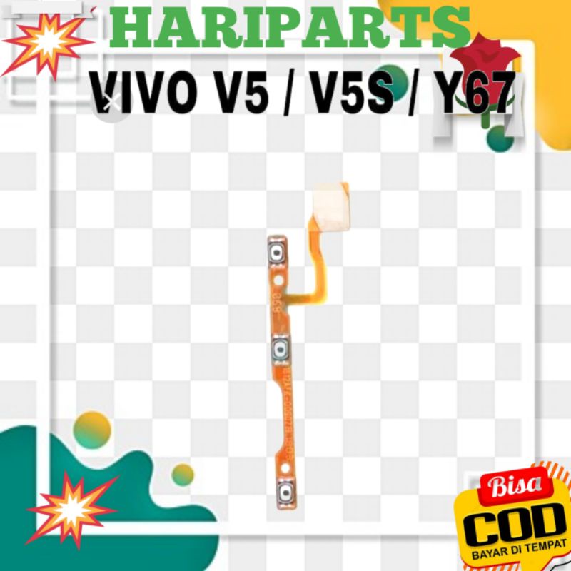 FLEXIBLE FKEKSIBEL VIVO V5 / Y67 / Y69 ON OFF VOLUME