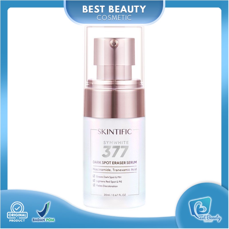 ★ BB ★  SKINTIFIC SymWhite 377 Dark Spot Eraser Serum Brightening Serum 20ml - 50ml [BPOM]