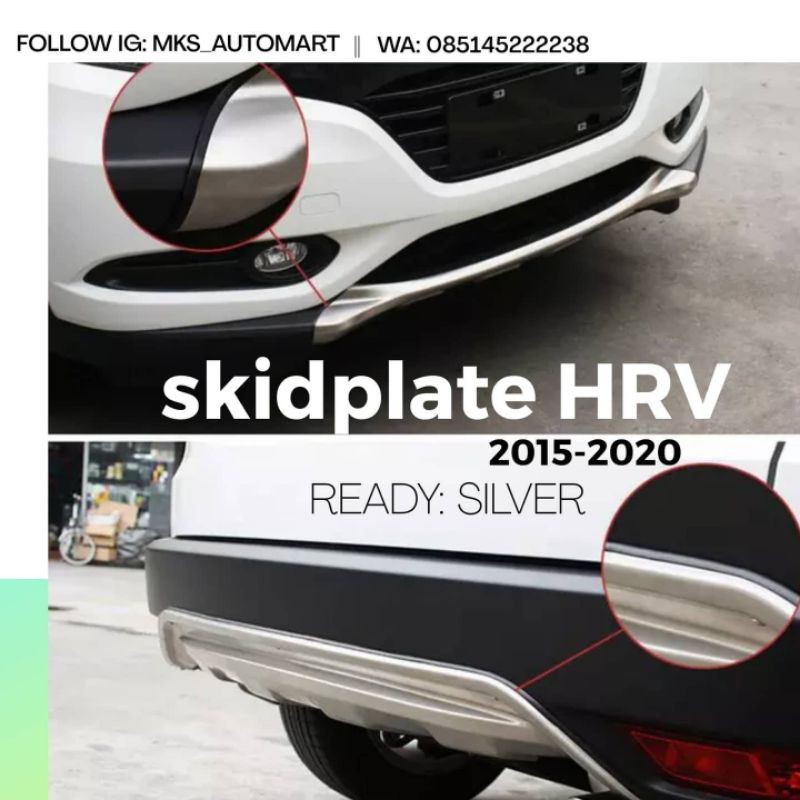 Skid plate HRV silver