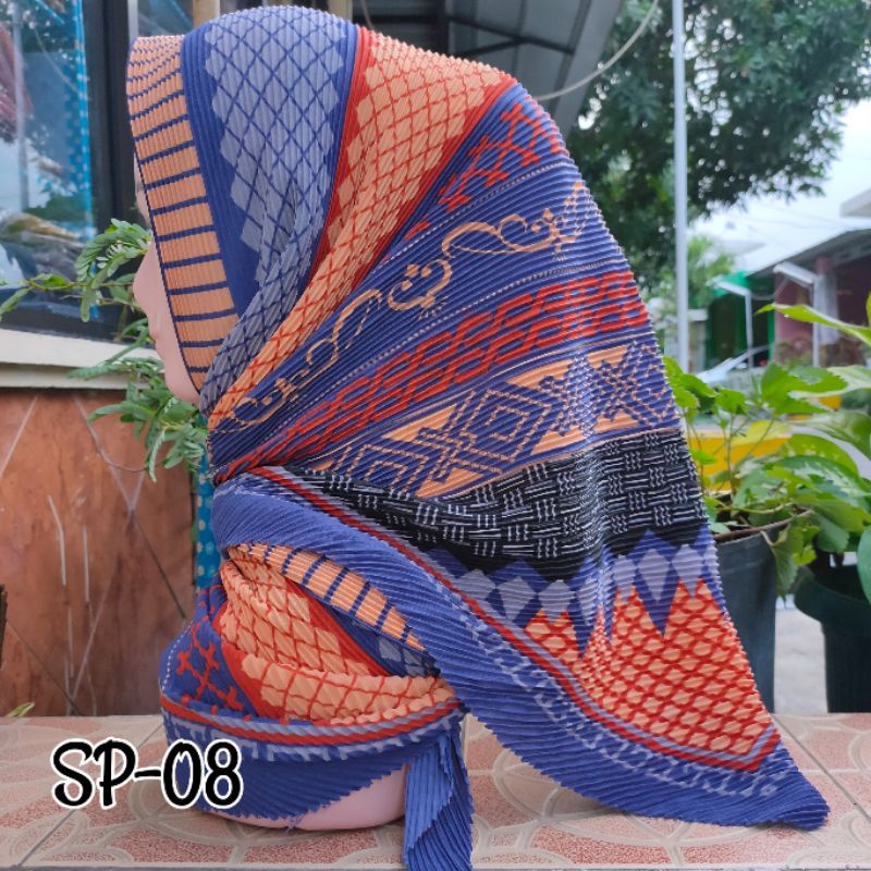 SEGIEMPAT PLISKET MOTIF / JILBAB SEGIEMPAT PLISKET / SEGIEMPAT VOAL / SEGI EMPAT PLISKET / VOAL MOTIF / JILBAB PLISKET-Sp-08