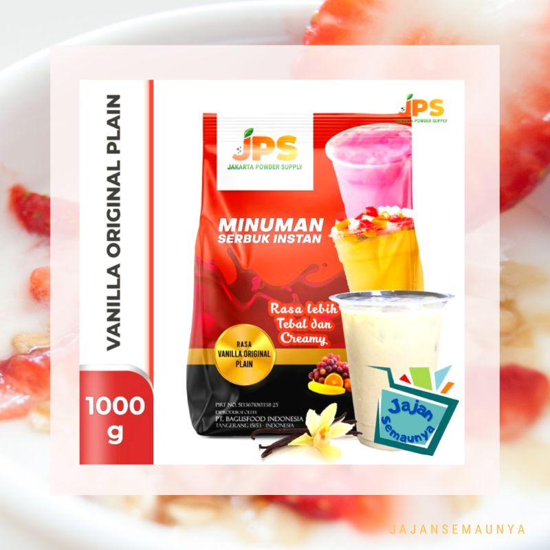 

Bubuk minuman JPS powder Vanilla plain tanpa gula