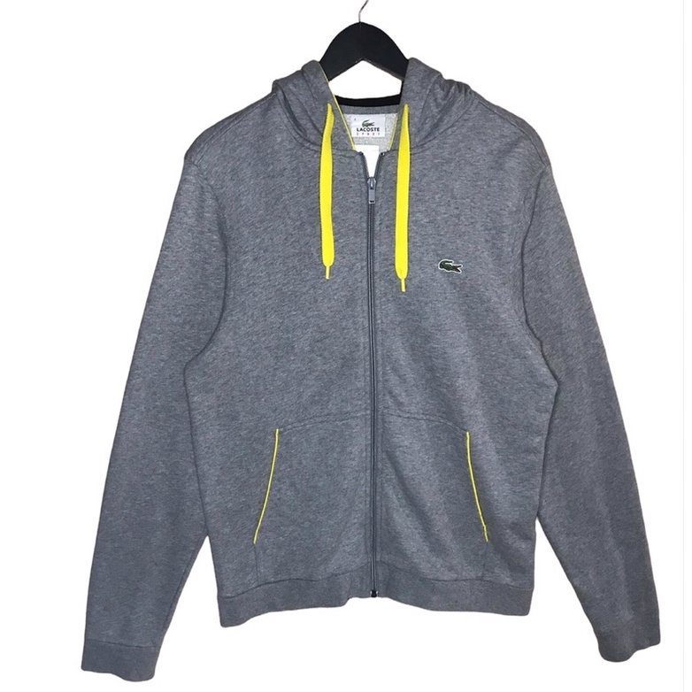 hoodie zip lacoste abu