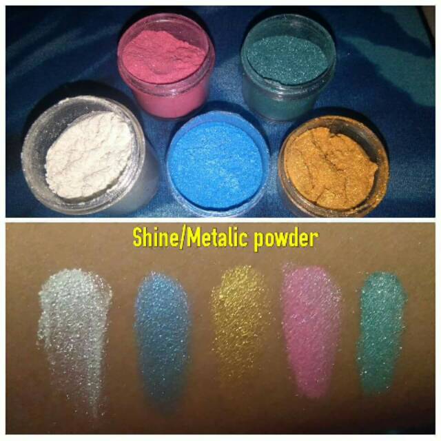 

Bubuk Metalic/shine powder/Finishing white henna