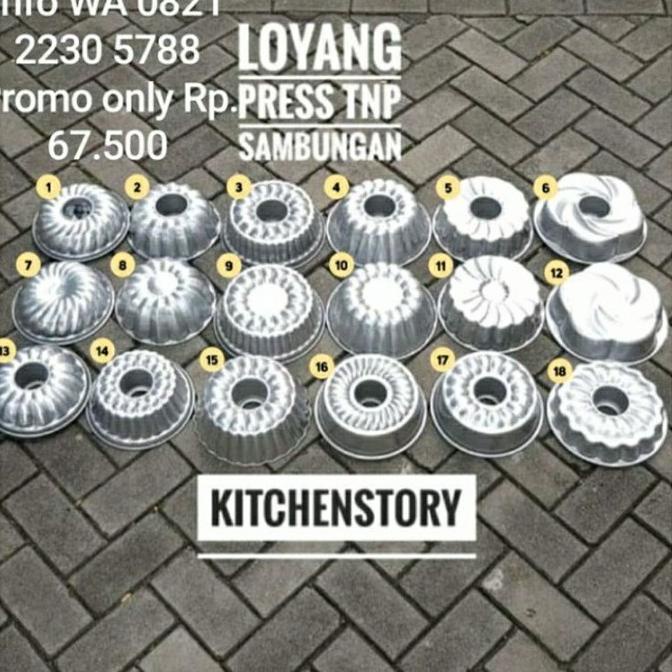 

PROMO Loyang Press Tulban Motif 24 cm - Novi