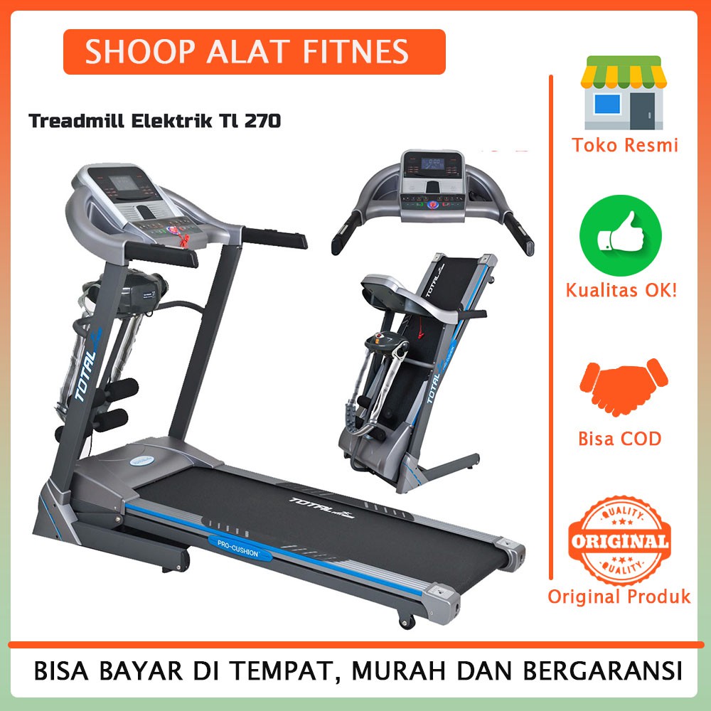 Treadmill Elektrik 2 HP TL 270