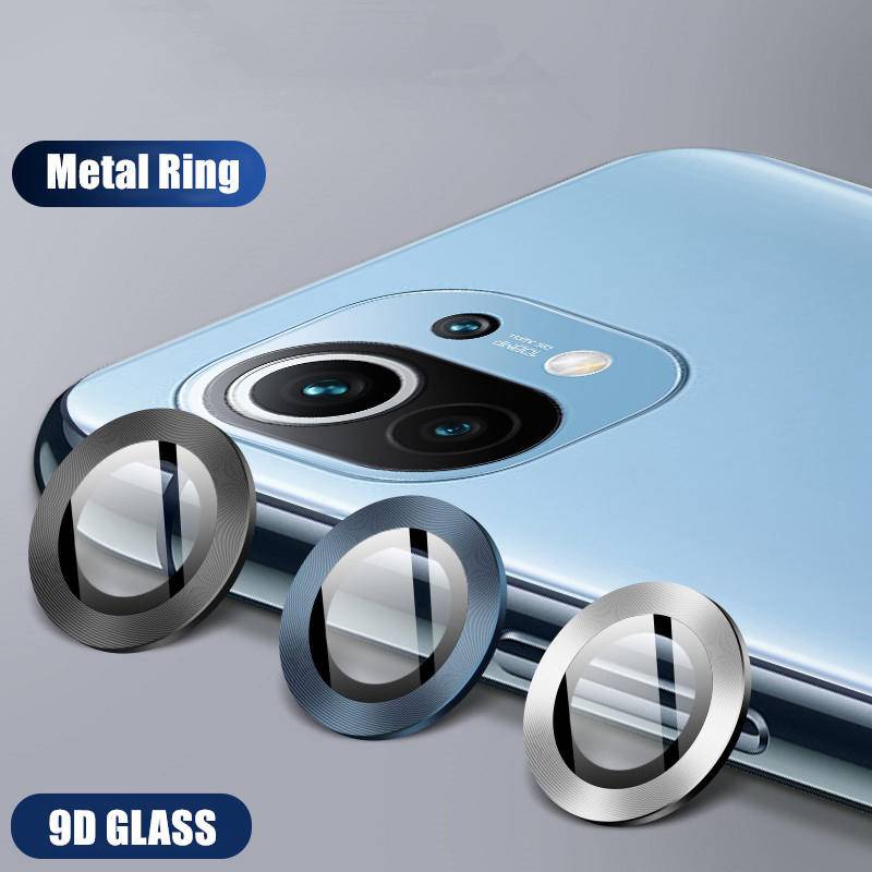 Camera Lens Cover For Xiaomi Mi 11 Glass Metal Case Camera Protector Glass Cover Xiaomi Mi 11 Mi11 Global Len Film