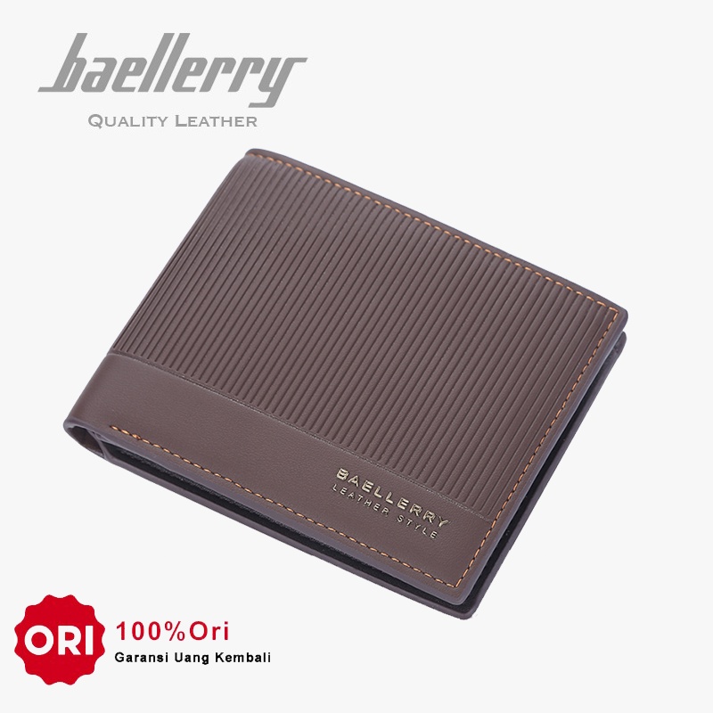 BAELLERRY DR088 Dompet Pria Bahan Kulit PU Leather Premium WATCHKITE WKOS