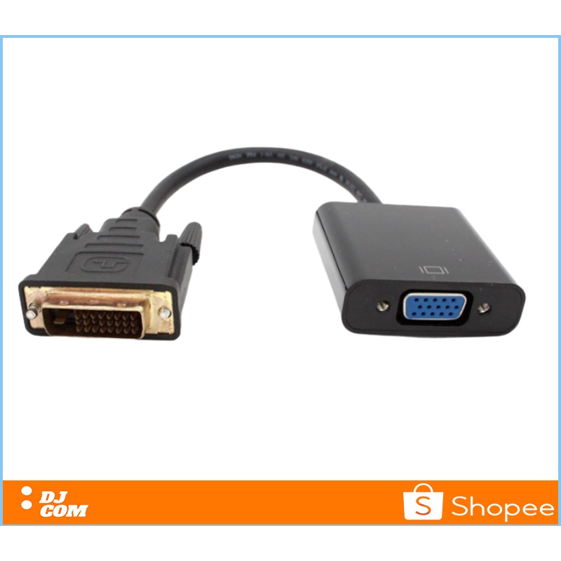 Kabel Adapter Converter DVI 24+1 Male to VGA Female