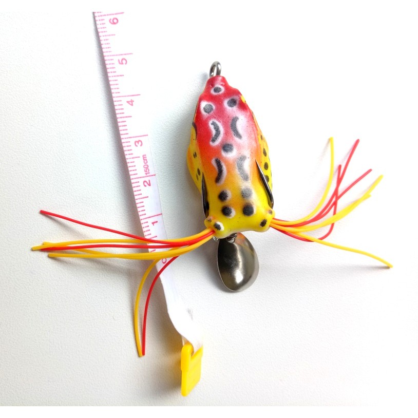 Umpan pancing casting gabus soft lure frog 5cm