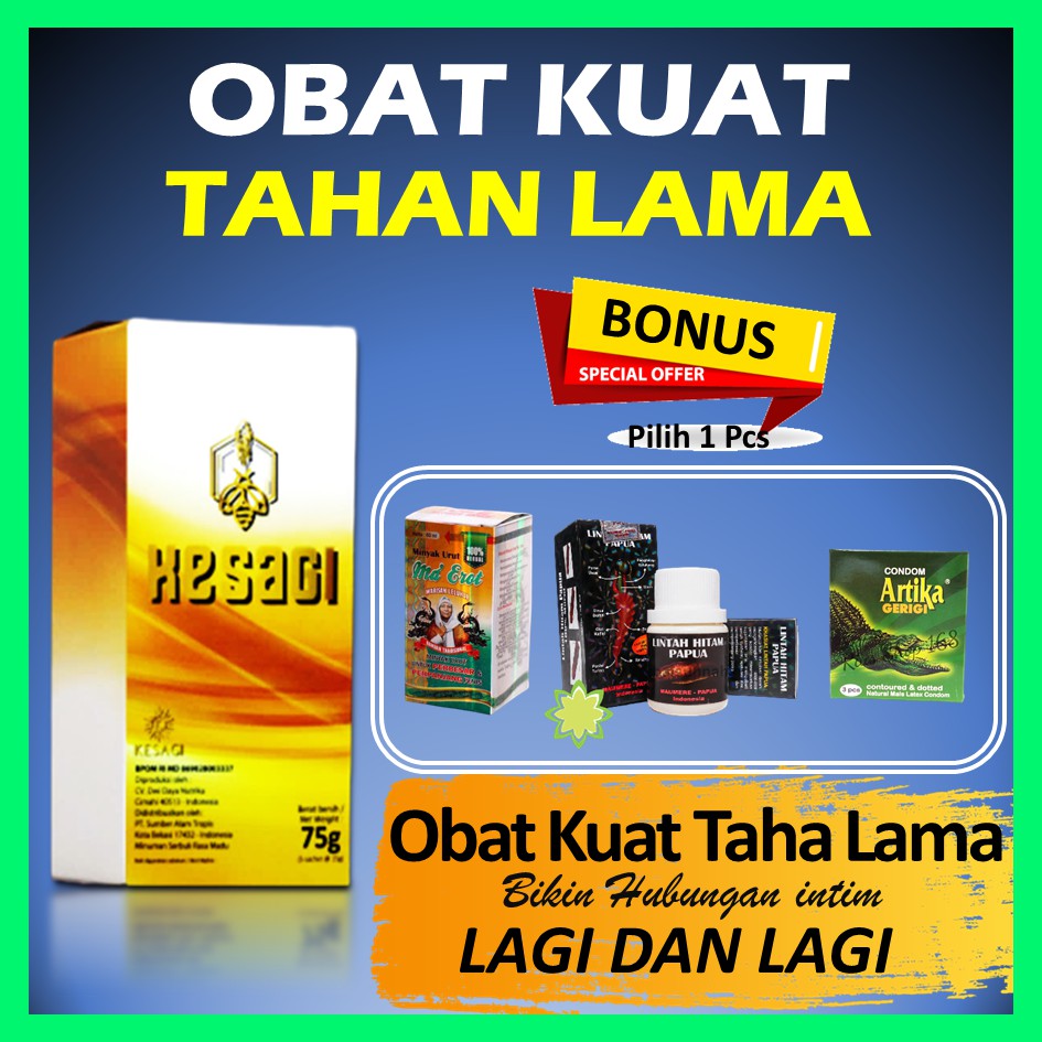 100% ORIGINAL - Suplemen Herbal Stamina Pria Dewasa Terbaik Obat Kuat