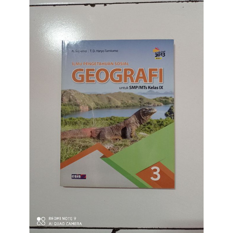 Buku IPS Geografi Kelas 9 Erlangga