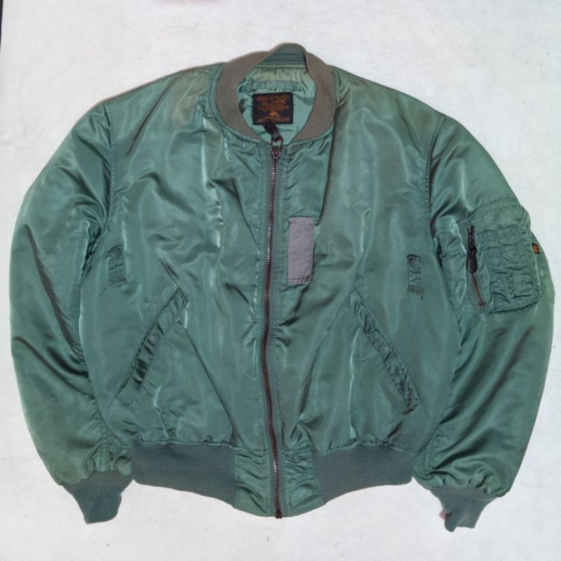 jaket bomber alpha industries vintantage second bekas preloved