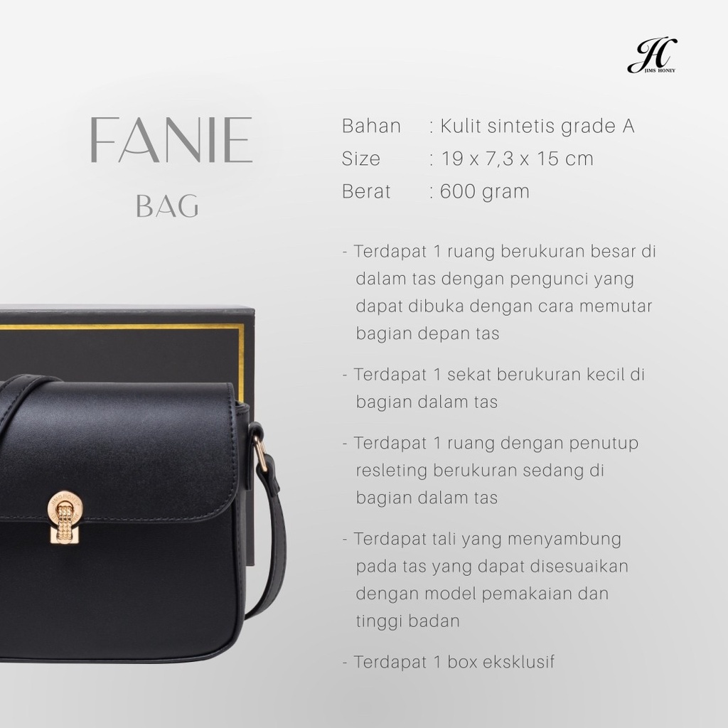 JIMS HONEY Fanie Bag - Tas Selempang Wanita