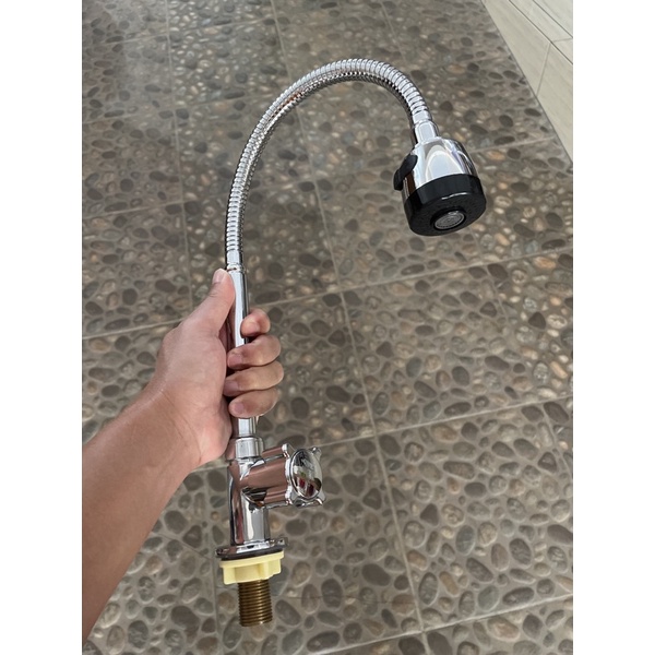 Kran Angsa Fleksibel Tanam merk Gravino