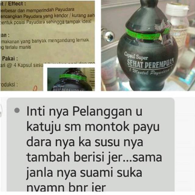 JAMU MONTOK PAYUDARA / PEMBESAR PAYUDARA ALAMI / RAMUAN ASLI MADURA