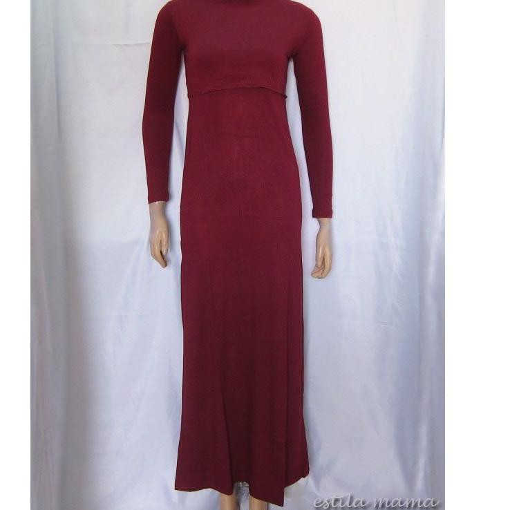 Keluaran Terbaru - Manset Gamis wanita polos lengan panjang