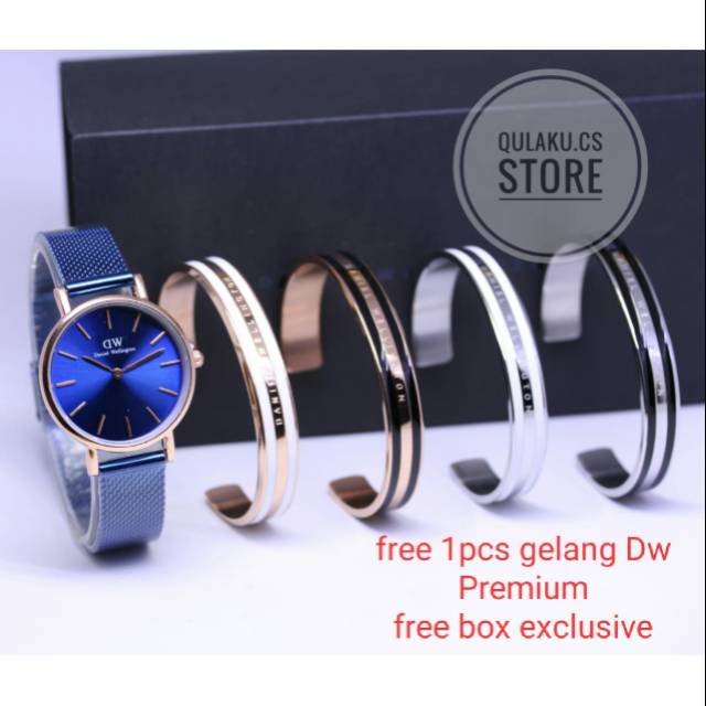 [1954] JAM TANGAN WANITA CANTIK DW DENGAN PILIHAN WARNA YG MENARIK FREE GELANG STOK TERBATAS