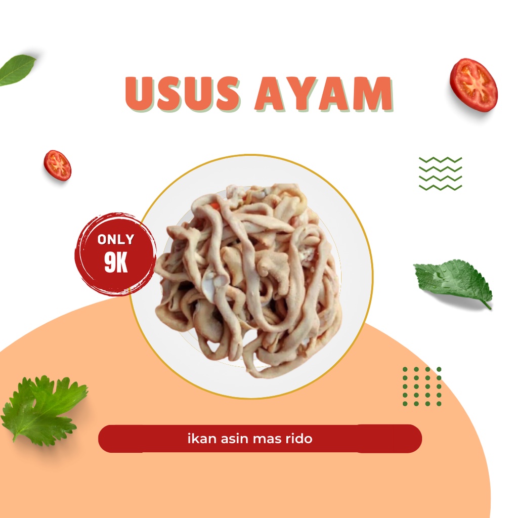 

Usus Ayam Segar Fresh Bersih Termurah