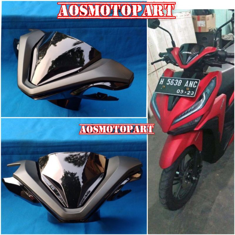 cover batok depan new Vario 125 150 tahun 2018 - 2021 kualitas terbaik batok kepala depan Vario new