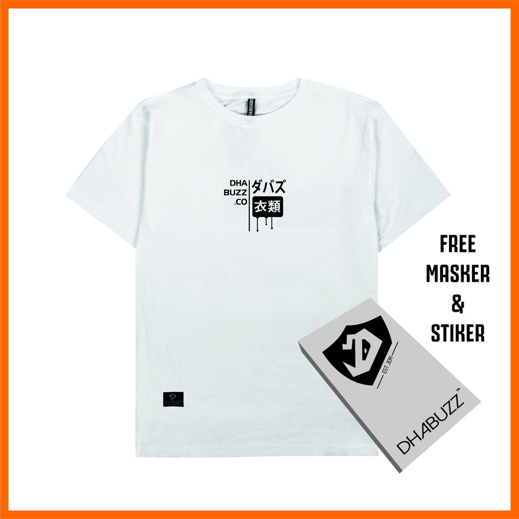 Dhabuzz art t-shirt prophet white edition japan stle