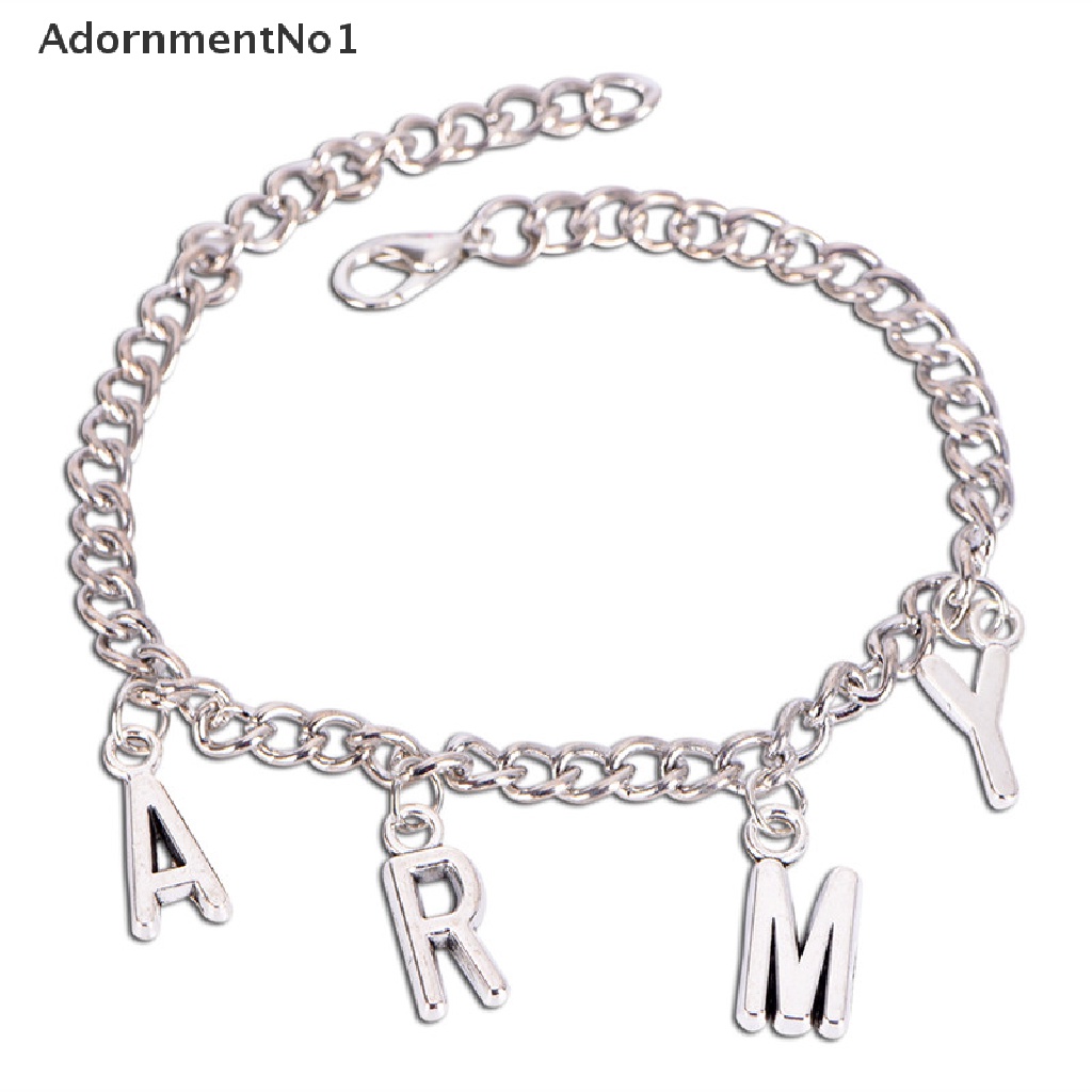 (AdornmentNo1) Gelang Bangle Desain Kpop BTS Bangtan Boys ARMY