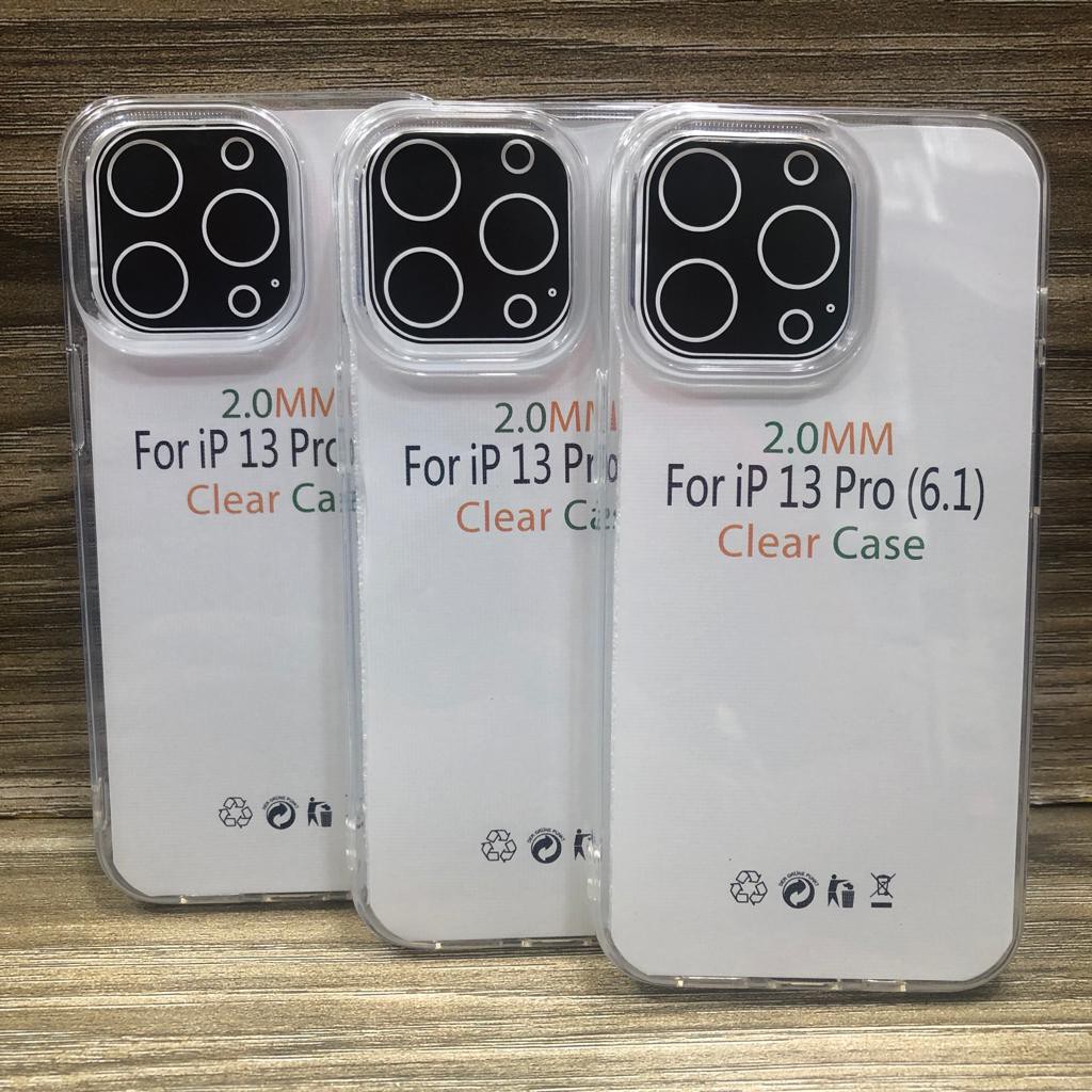 C/C- IPHONE 13 MINI 5.4in,IPHONE 13 6.1in, IPHONE 13 PRO 6.1in,IPHONE 13 PRO MAX 6.7in,IPHONE 12 MINI 5.4INCH,IPHONE 12 PRO 6,1 INCH,IPHONE 12 PRO MAX 6.7INCH SOFT CASE BENING TEBAL 2.00MM SILIKON CASE JELLY CASE CLEAR CASE TRANSPARANT OEM PREMIUM CASE