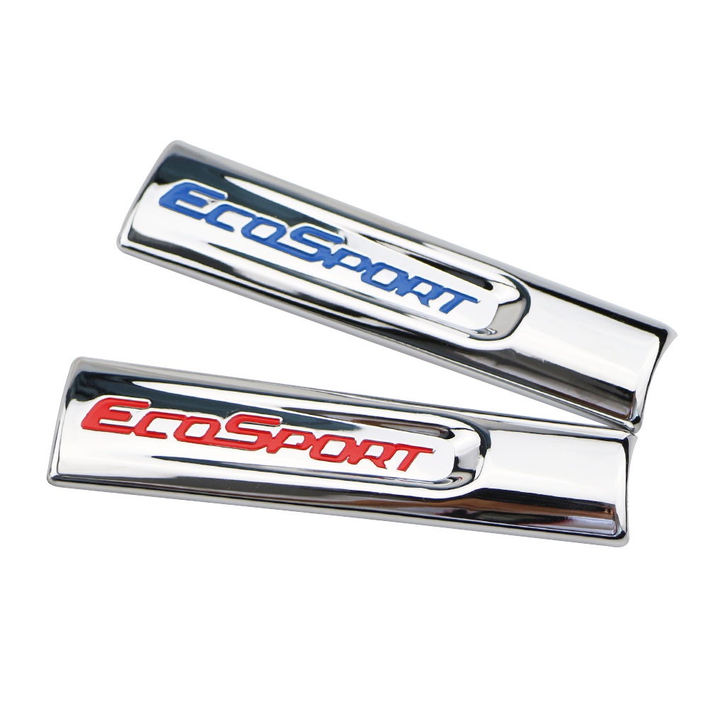 Stiker Rem Tangan Mobil Untuk Ford Ecosport 2013-2021 Pelindung Rem Tangan Cover Trim ABS Chrome Acc.