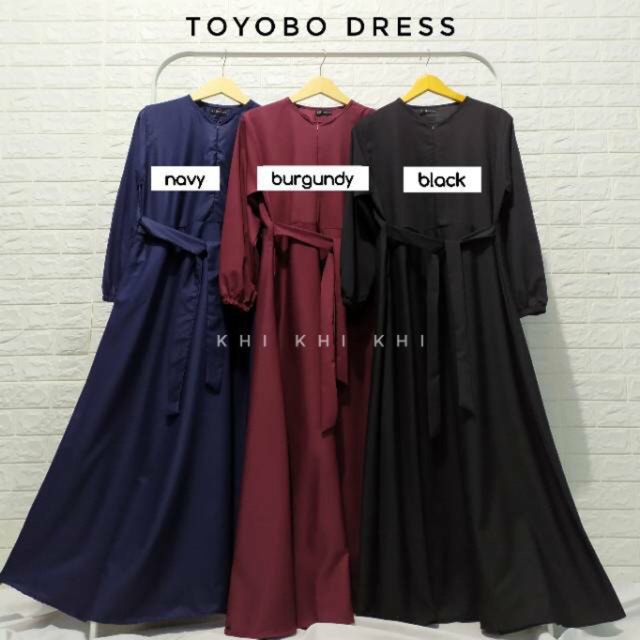 Sale!! TOYOBO DRESS | Gamis Toyobo Original HQ | Gamis Premium Murah