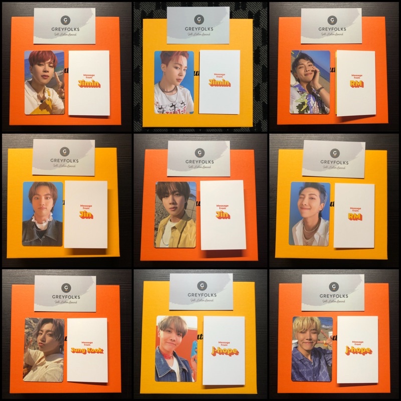 BTS Butter Album Unsealed Full Set RM Namjoon Jin Jhope Hoseok Jimin V Taehyung JK Jungkook