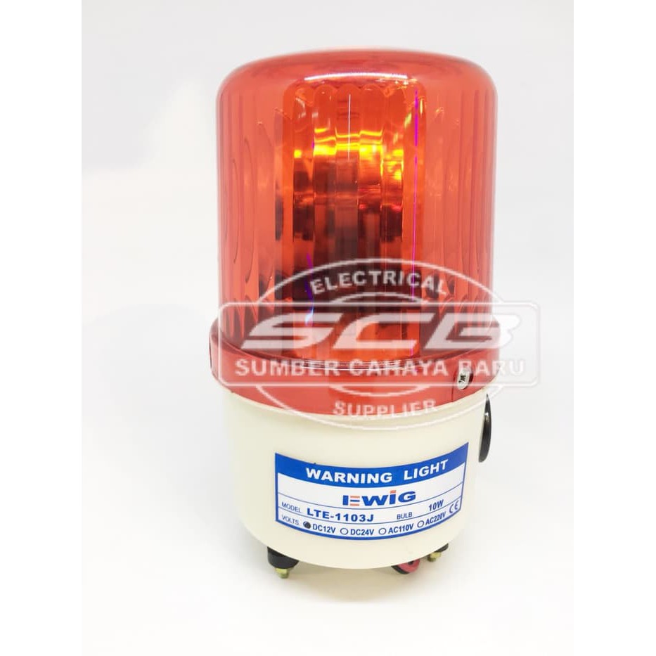 Ewig Warning Light with Buzzer 4 Inch