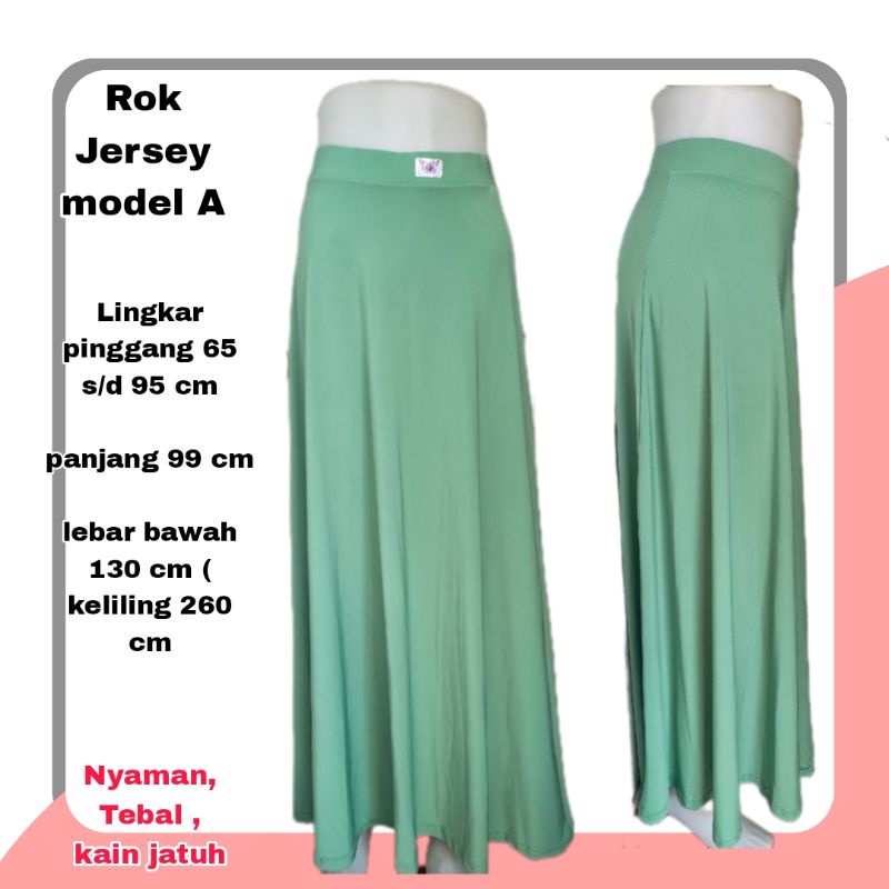 ROK PANJANG WANITA POLOS JERSEY rok fashion wanita muslim bahan kaos Jersey rok cewek cewe perempuan model A payung  ibu dewasa fashion muslim wanita bahan rok jumbo bigsize wanita model terbaru terkini panjang tebal warna warni