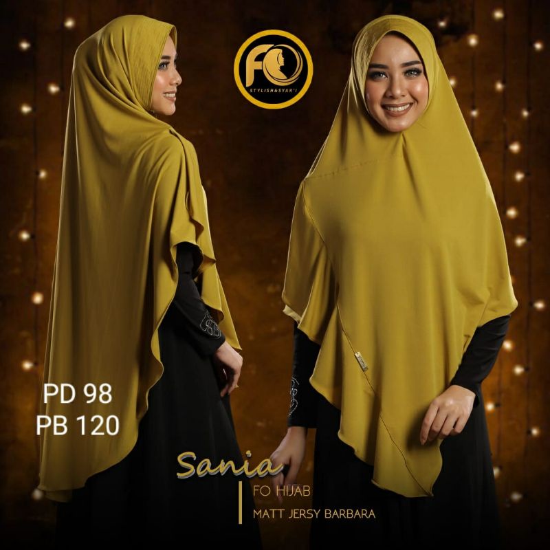 Khimar Syar'i SANIA Original FO Hijab