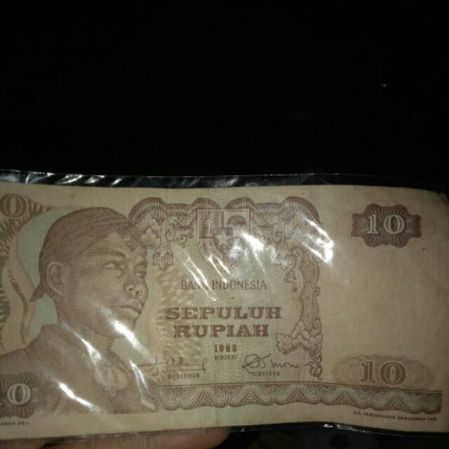 Uang jendral sudirman 10 rupiah