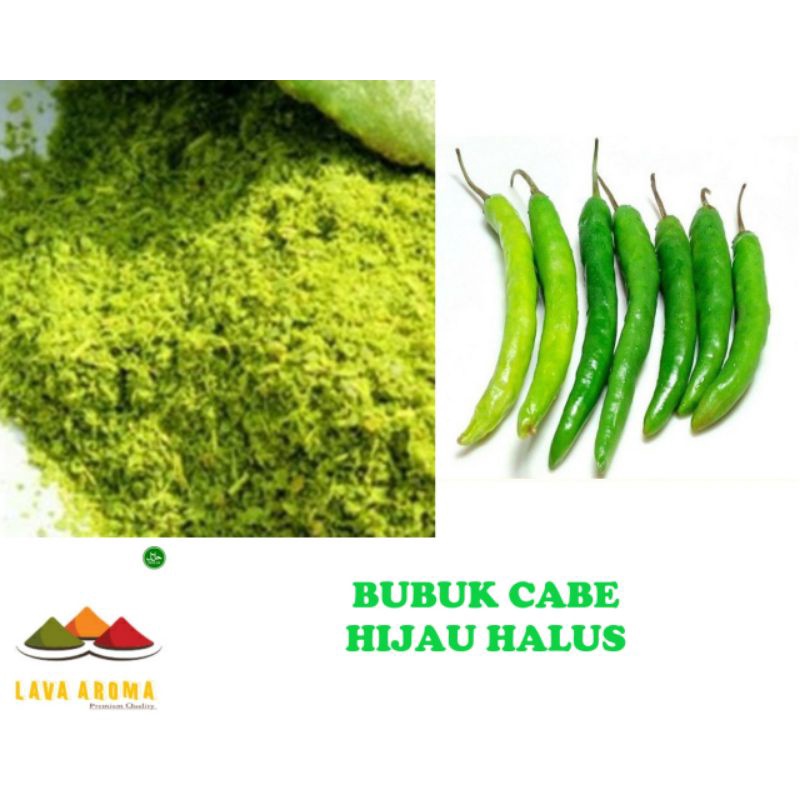 

Bubuk Cabe Hijau Halus 1 Kilogram, Jual Bubuk Cabe Hijau Halus Level 3, 5, 10