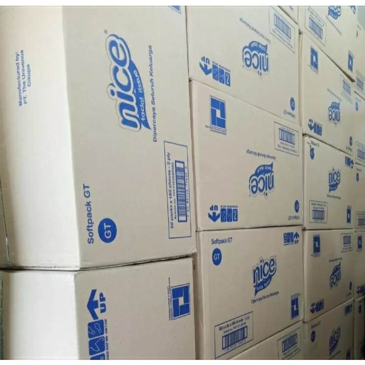 Tisu Tissue Nice Murah Promo PAKET 10 Pack 5 Pack 180 Sheet 2 Ply Atau Tisu Kering