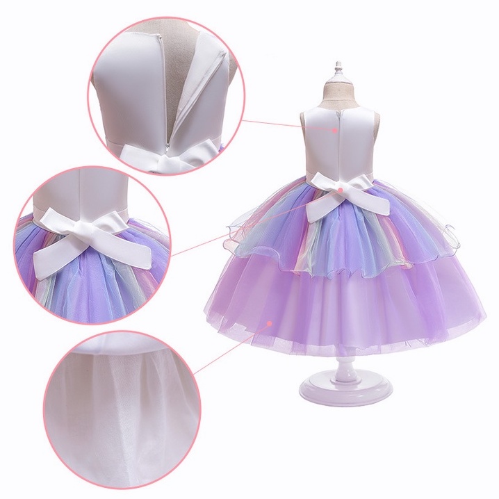 Grosir DRESS UNICORN ANAK / DRESS TUTU UNICORN / GAUN ULANG TAHUN PESTA UNICORN ANAK