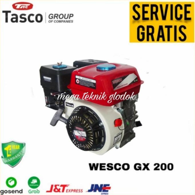 Gasoline Engine Wesco Gx 200 Mesin Penggerak Bensin 4 Tak