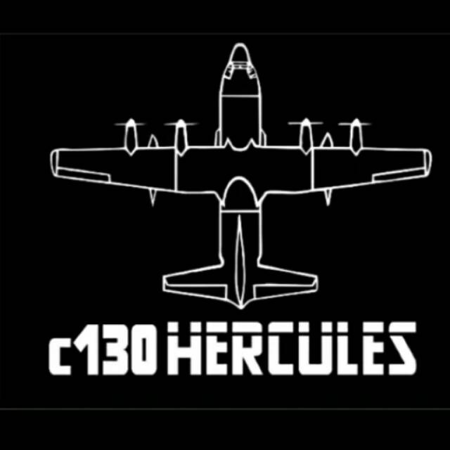 Sticker hercules c130 cutting stiker kaca mobil pesawat hercules