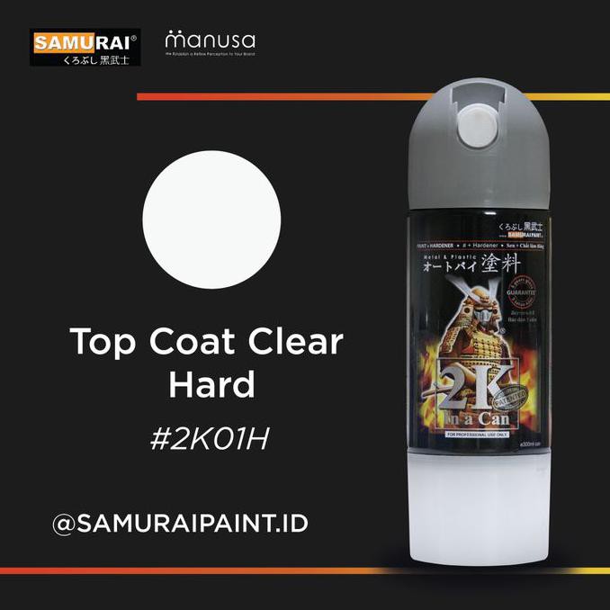 

Clear 2K01H Samurai Paint 400ml Glossy 2 Komponen 1 Kaleng