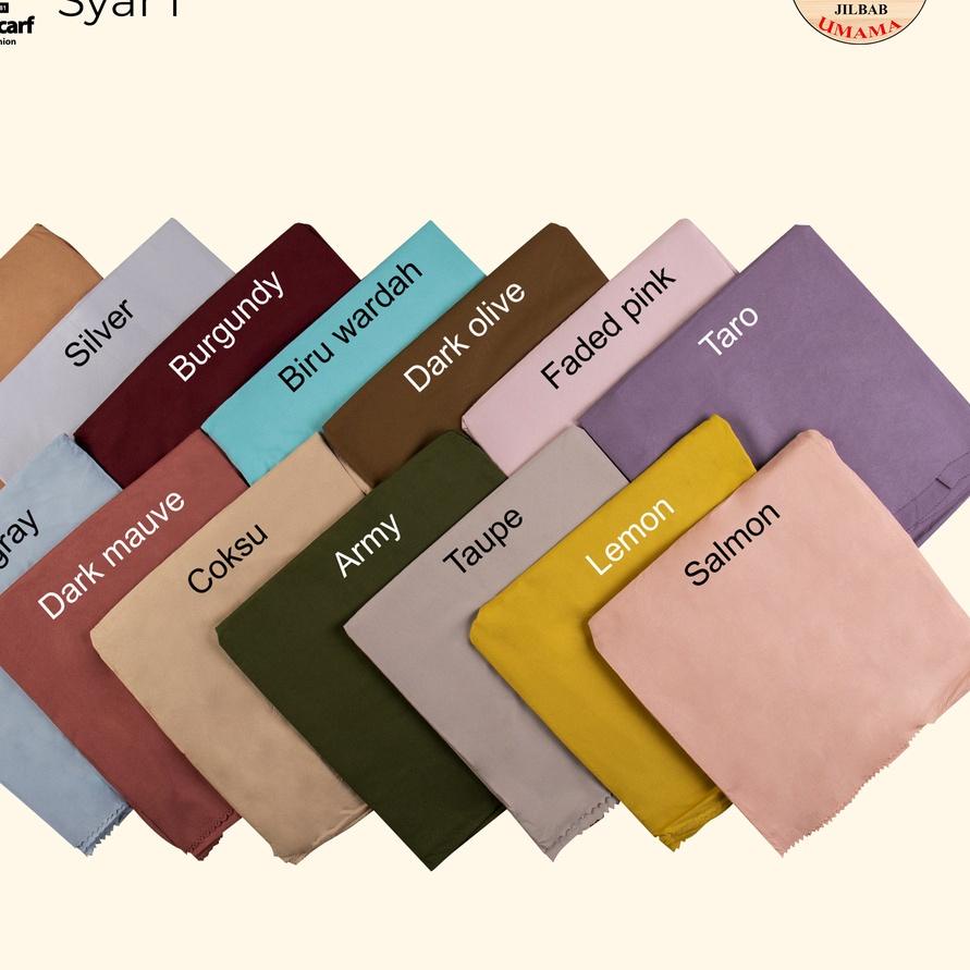 Trend - Kerudung Voal Miracle Ultimate Syari LC Umama Scarf Part 1 Hijab Syari Polos Terlaris  130x1