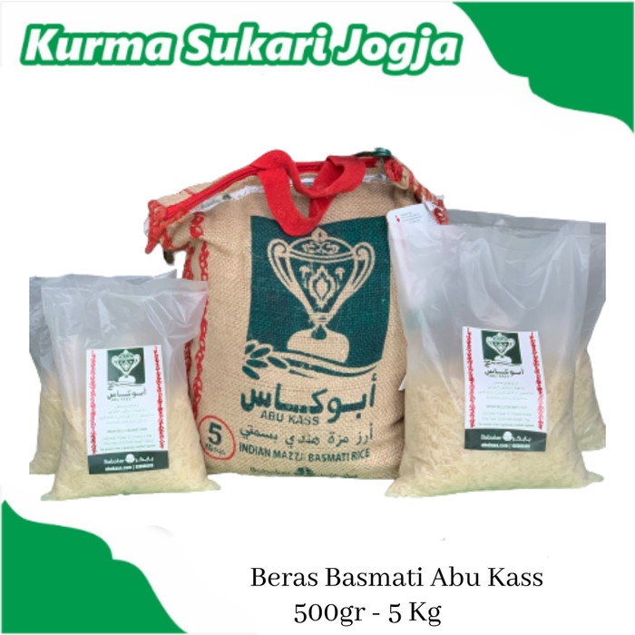 

Beras Basmati Abu Kass Asli Arab Saudi - 500 gram