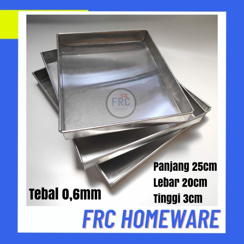 Loyang Kue Kering 25x20 - loyang kue kering aluminium - loyang nastar - loyang bolu gulung