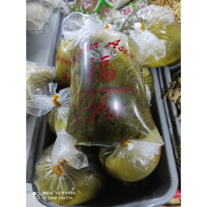 

sayur asin bungkusan a fu