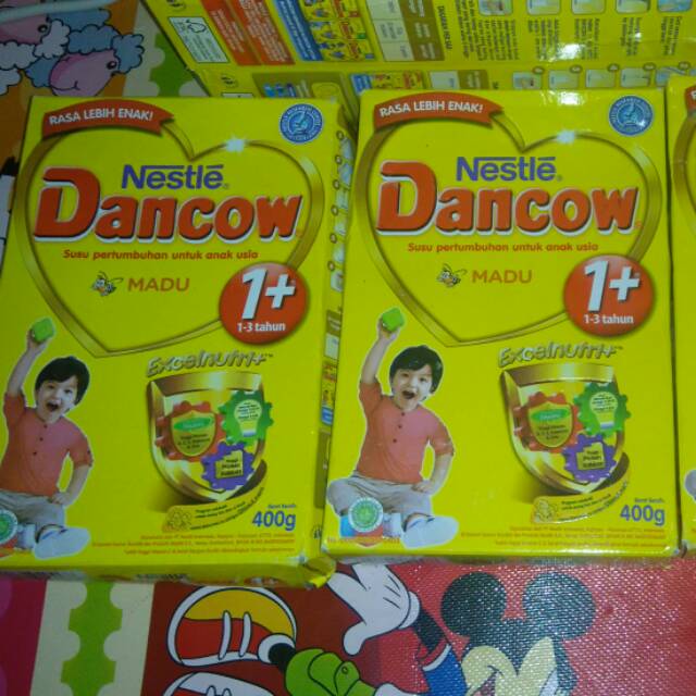 susu dancow 1+ rasa madu  400 gram
