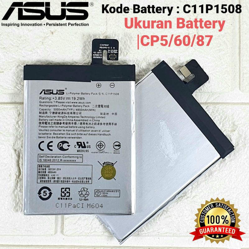 Baterai Original ASUS Zenfone Max C550KL Z010DA Z010DA C550KL C11P1508