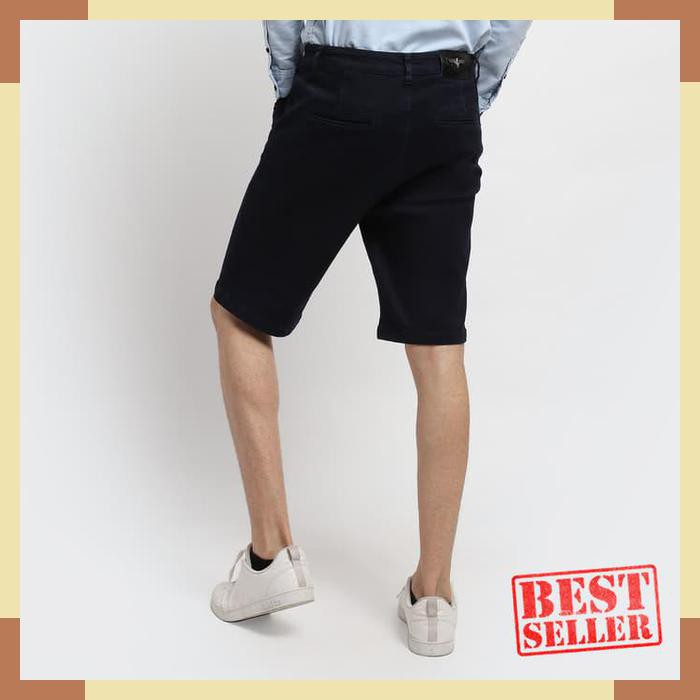 Populer Boy London Celana Pendek Original - Dark Blue - Navy- 29