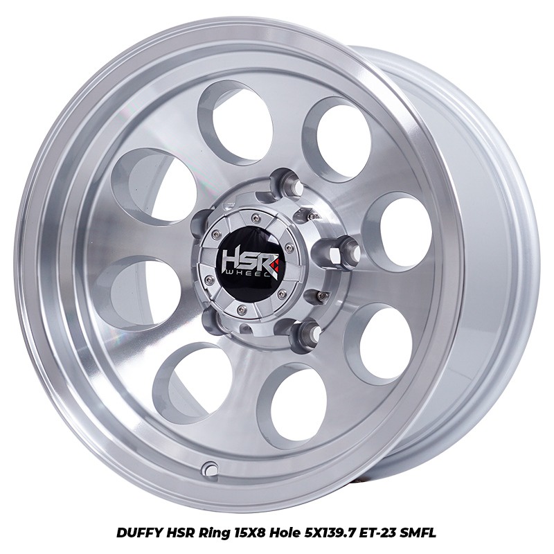 Velg Mobil Ring 15 HSR DUFFY Cocok Jimny Katana Feroza Taft Hole 5 PCD 139,7