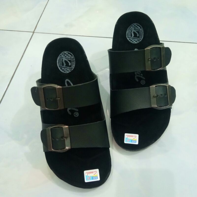 Sandal ban 2 canvil slipon  nyaman dipakai termurah