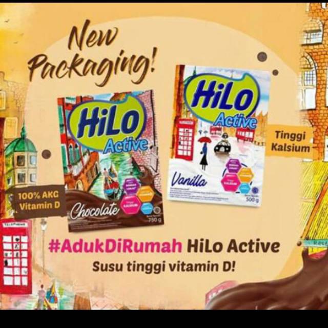 

Hilo active #adukkdirumah susu tinggi vitamin D