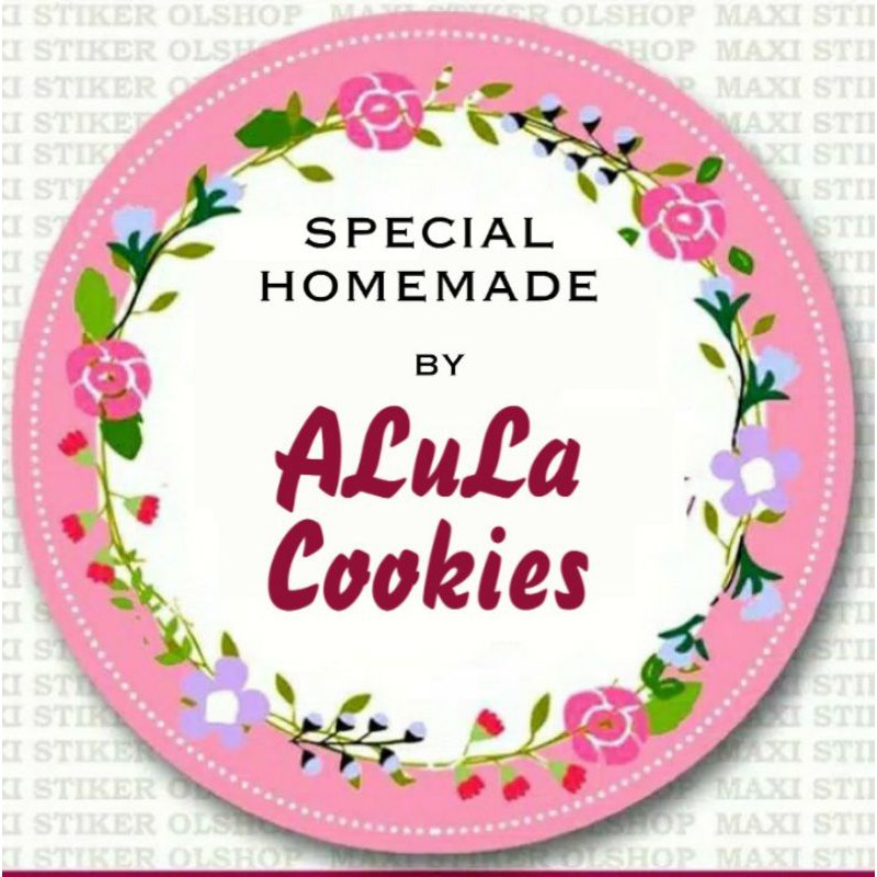 

Stiker kue/cemilan/produk per pcs